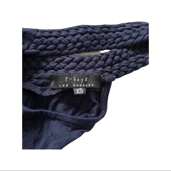 T-bags Navy Backless Dress - Picture 4 of 4